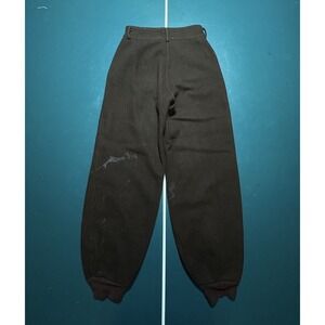 True Vintage 40s Wool Pants Size 28x28 Hunting Military Lined Talon Side Zipper